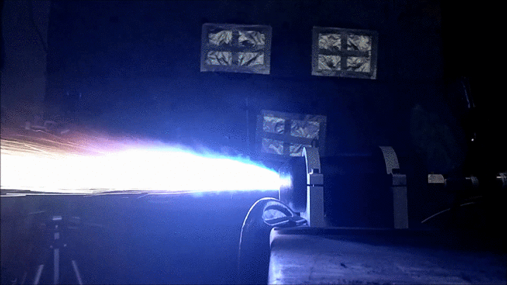 A second of the same rocket motor GIF