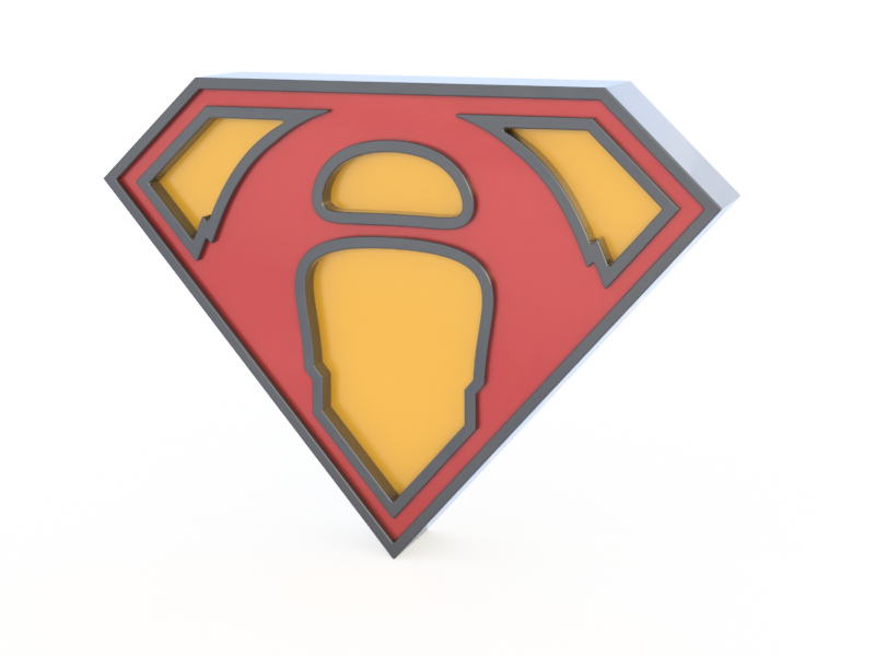 Autodesk AnyCAD symbol that resembles Superman' symbol.