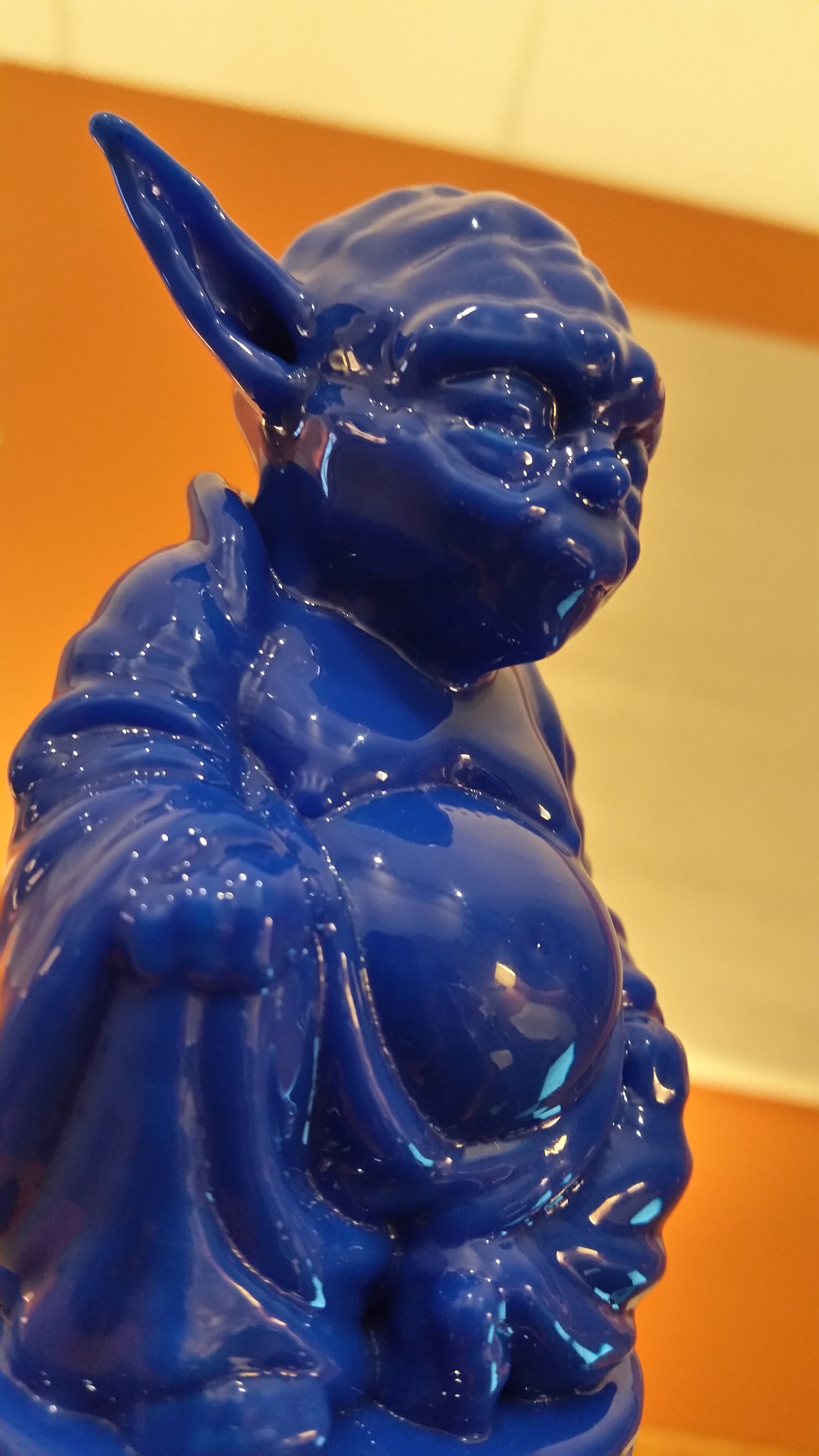 3D printed Boda (Yoda statue that resembles Buddha)