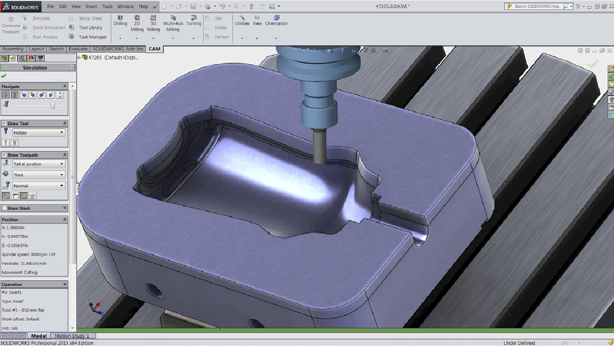 Autodesk HSMWorks CAM for SOLIDWORKS drilling and hole making