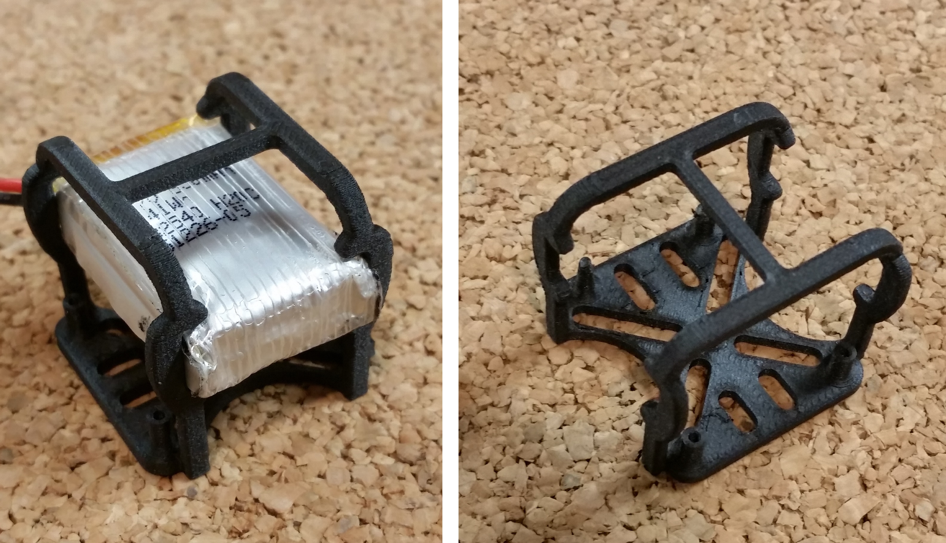 Quad cage and battery fit